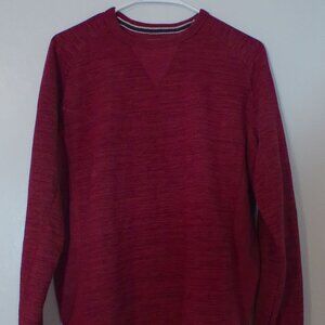 Champion Red Textured Crewneck Sweatshirt Men’s Small Authentic Athletic Apparel